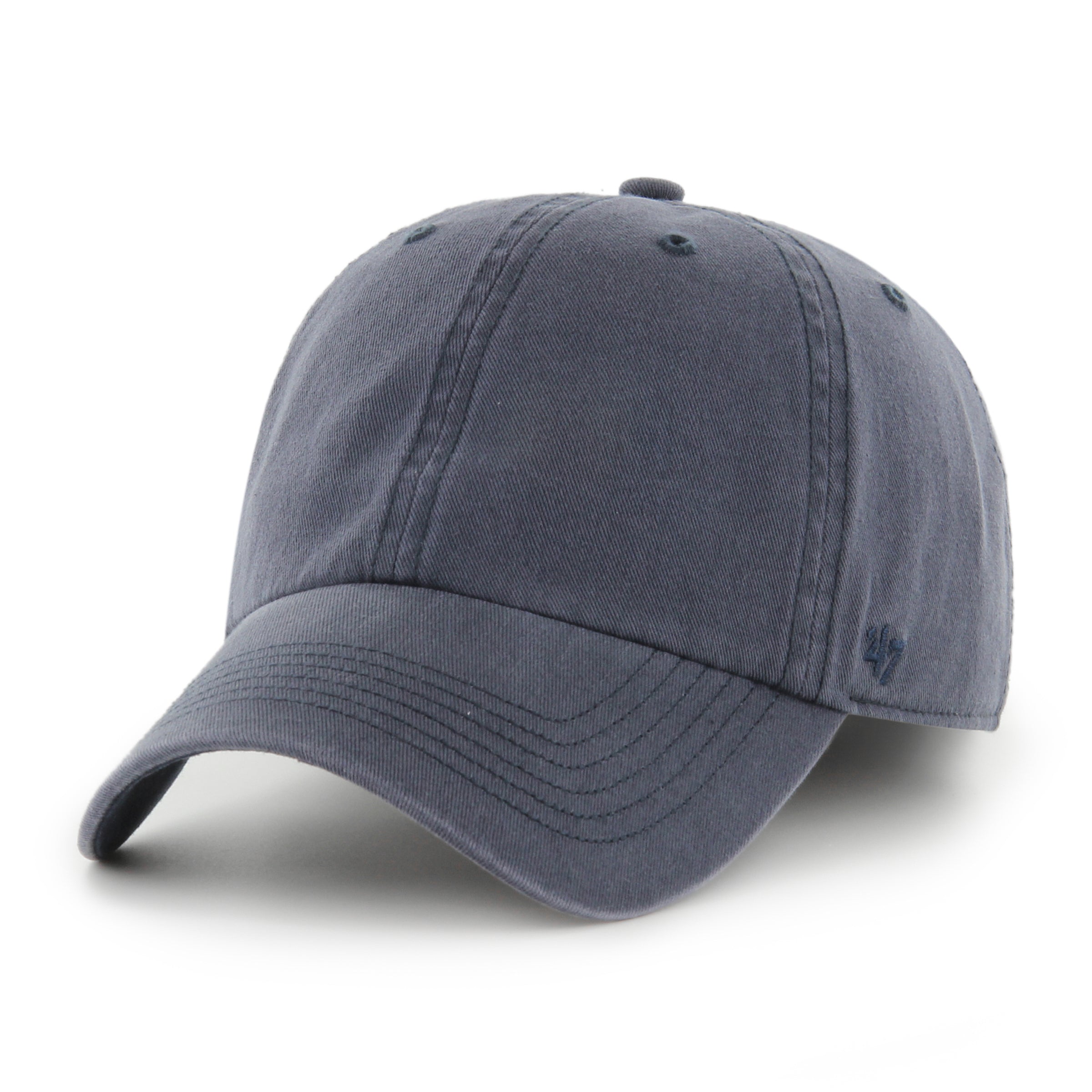 47-franchise-basics-fitted-cap-vintage-navy image 1