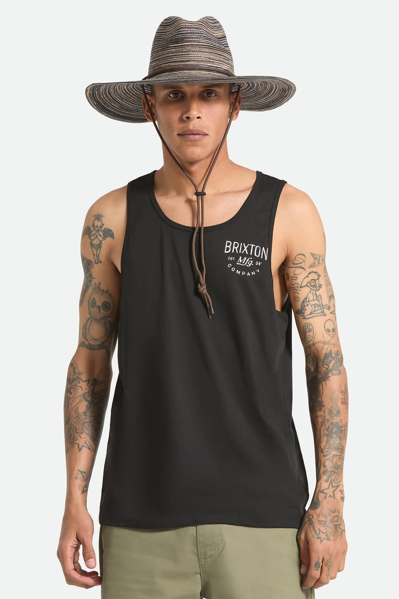 brixton-mitch-packable-strohhut-braun-papierstroh image 2