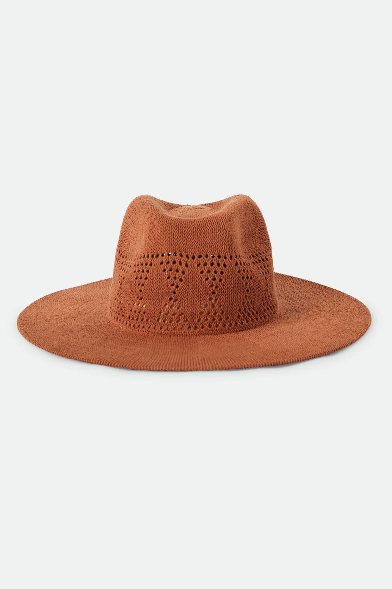 brixton-sophia-knit-packable-fedora-caramel-verstellbar-strickhut image 5