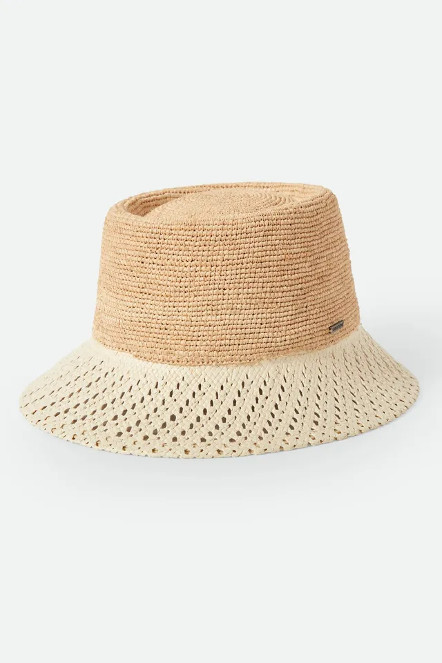 brixton-ellee-festival-straw-bucket-hat-natural image 1