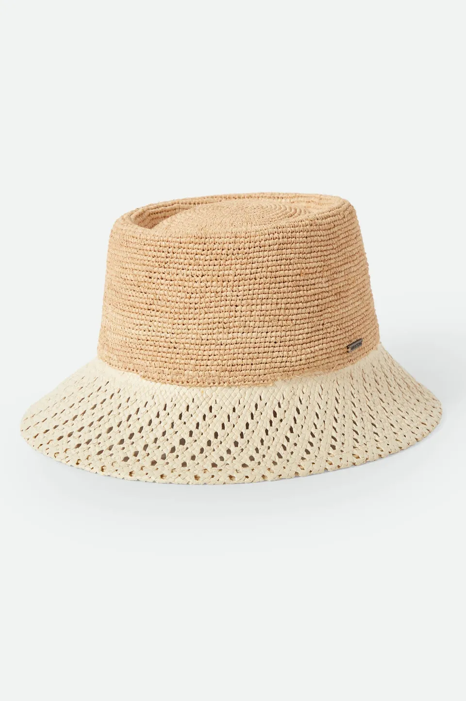brixton-ellee-festival-straw-bucket-hat-natural image 1