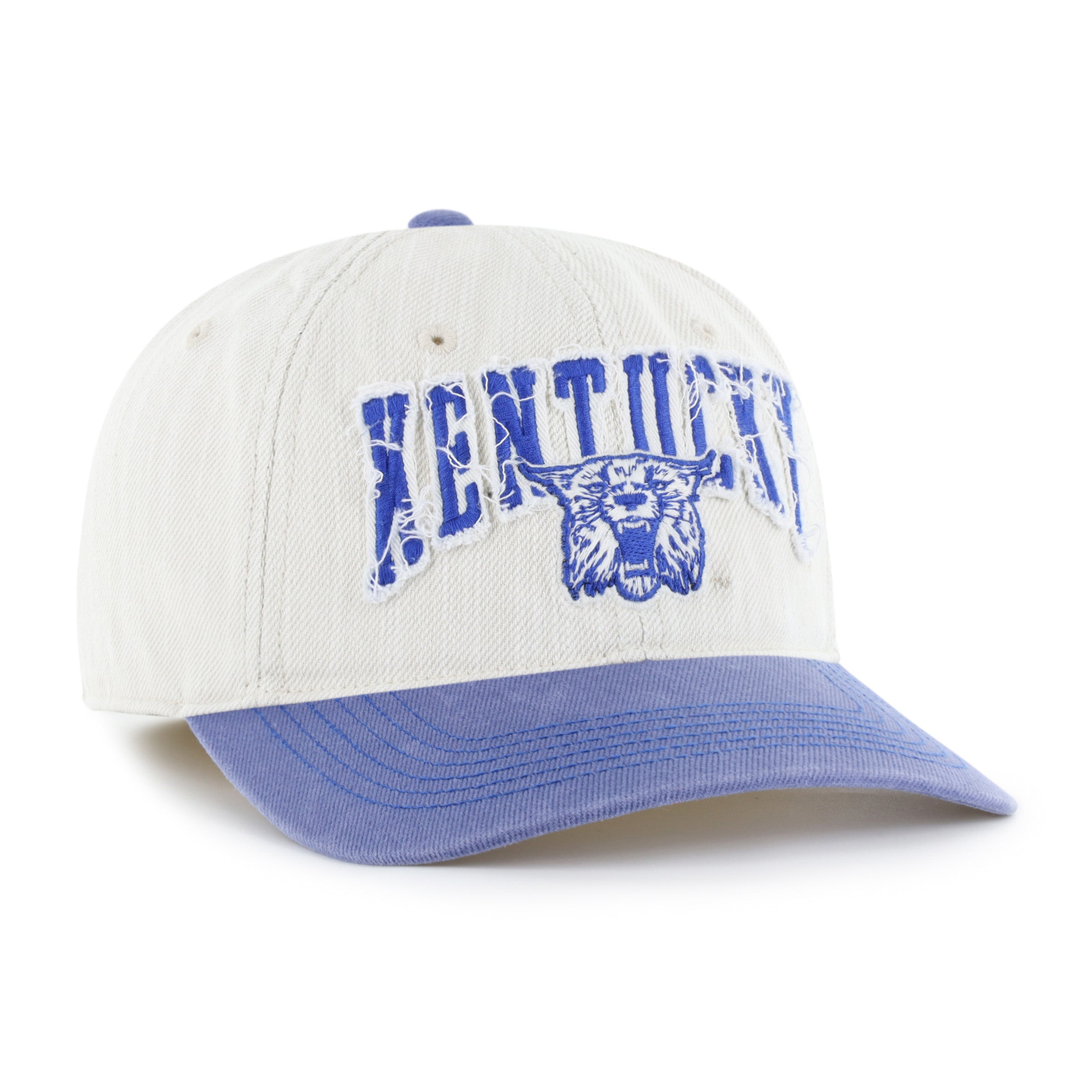 47-brand-kentucky-wildcats-groton-franchise-fitted-cap-mojave image 3
