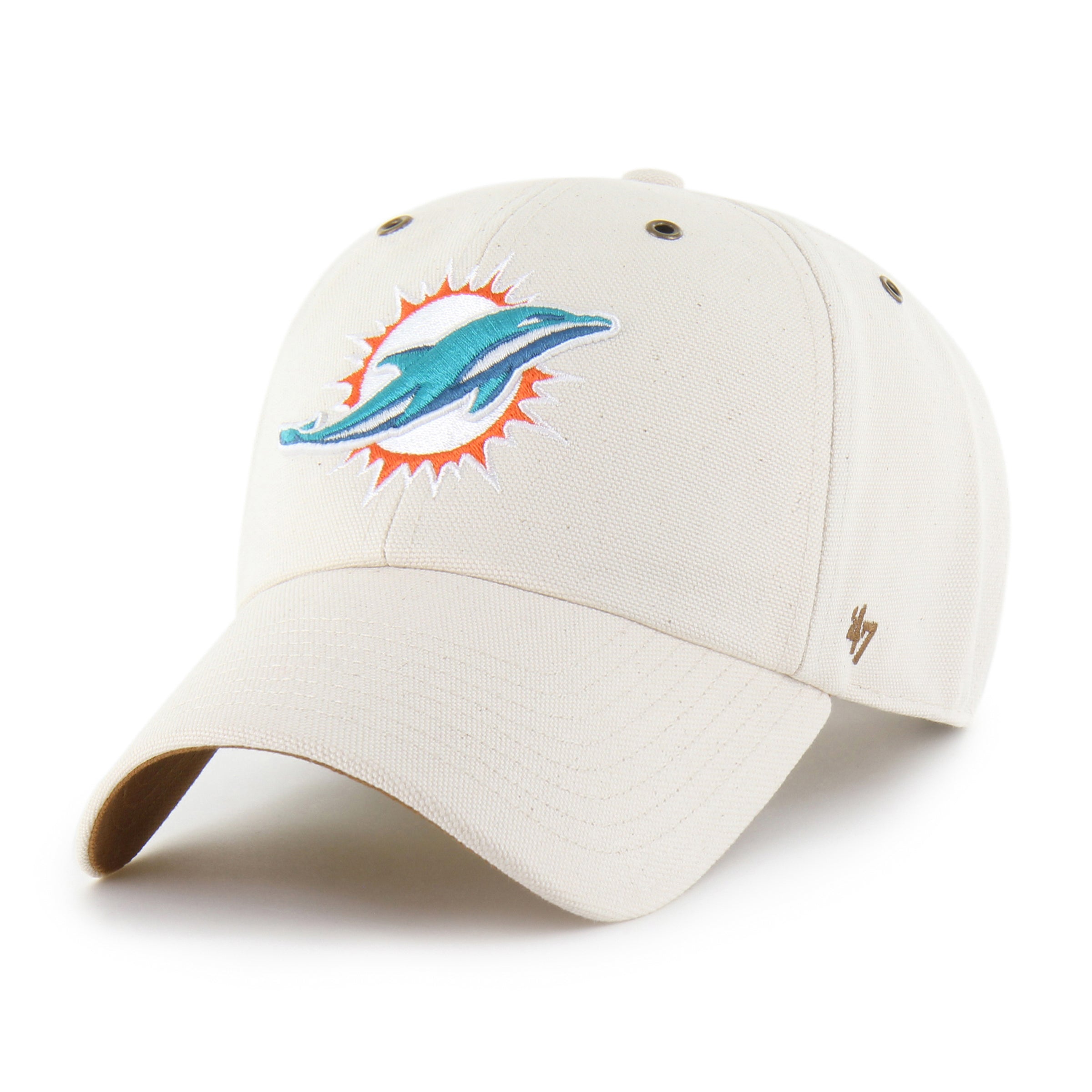 47-brand-47-clean-up-miami-dolphins-cap-natural-osf image 1