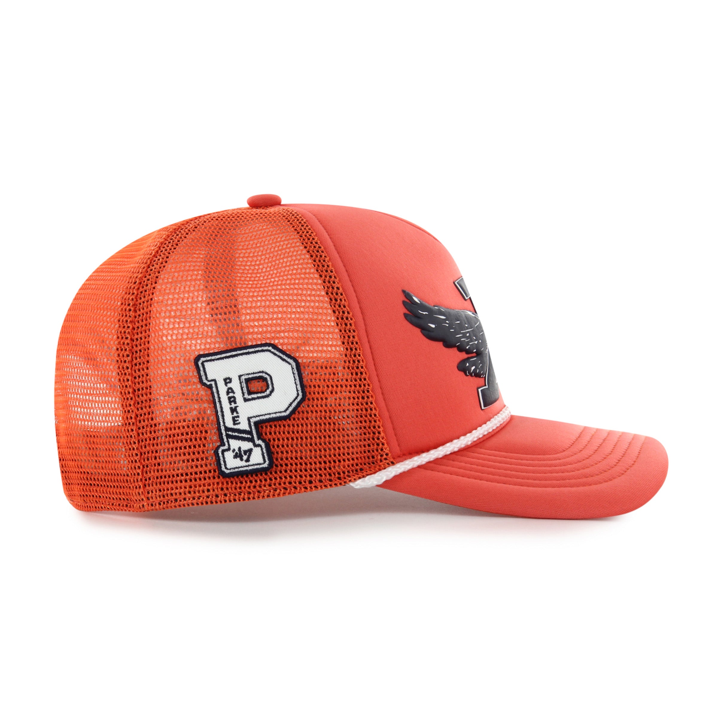 47-brand-hitch-auburn-tigers-parke-trucker-cap-orange image 3