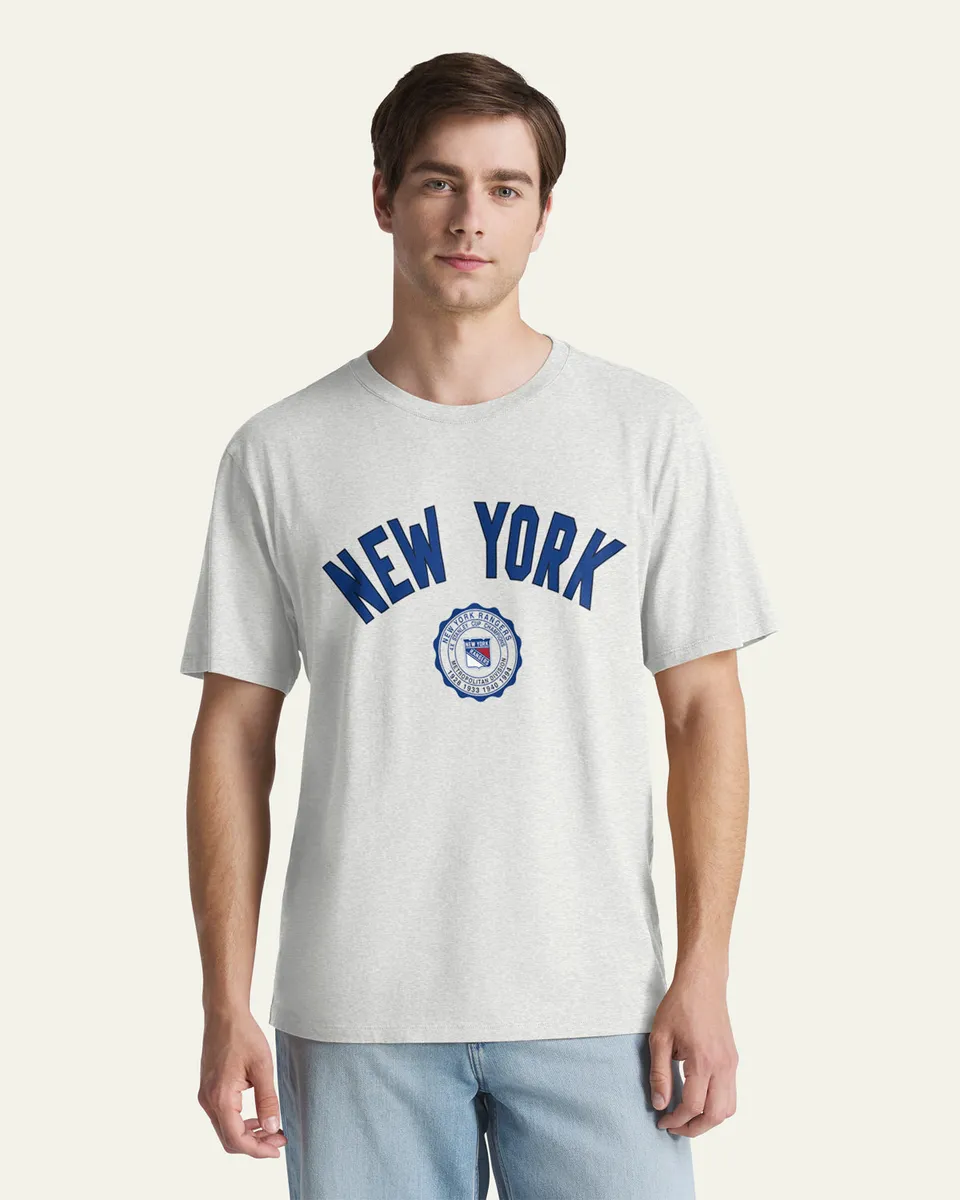 47-brand-new-york-rangers-crest-t-shirt-grau-herren image 1