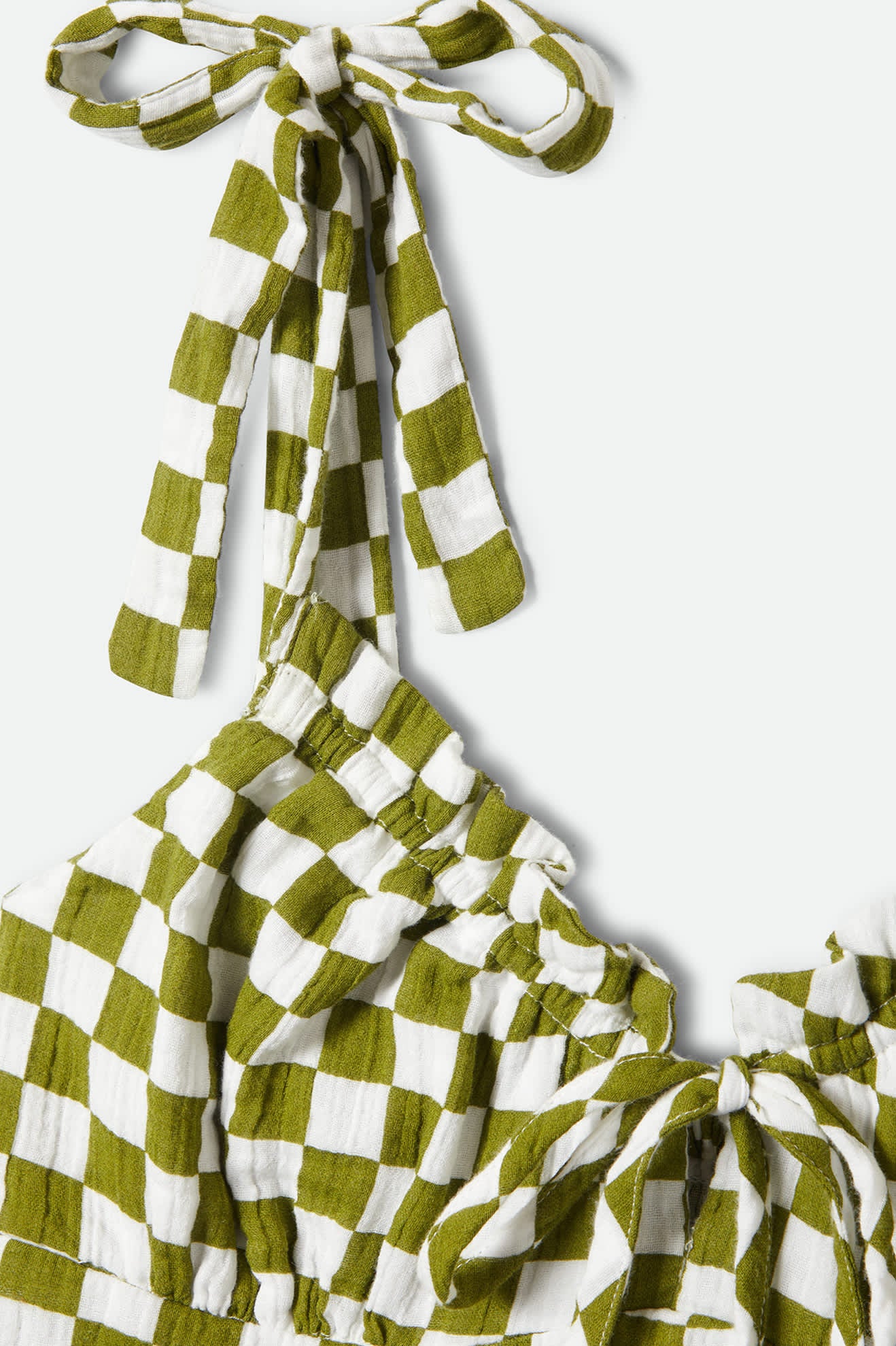 brixton-the-tie-dress-kleid-sublime-green-checkerboard image 8