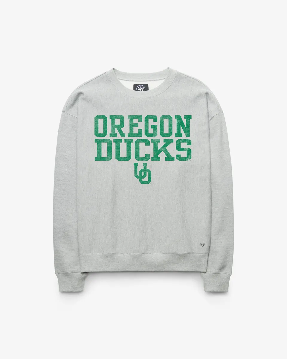 47-foundation-oregon-ducks-campus-stack-sweatshirt-grau-herren image 1