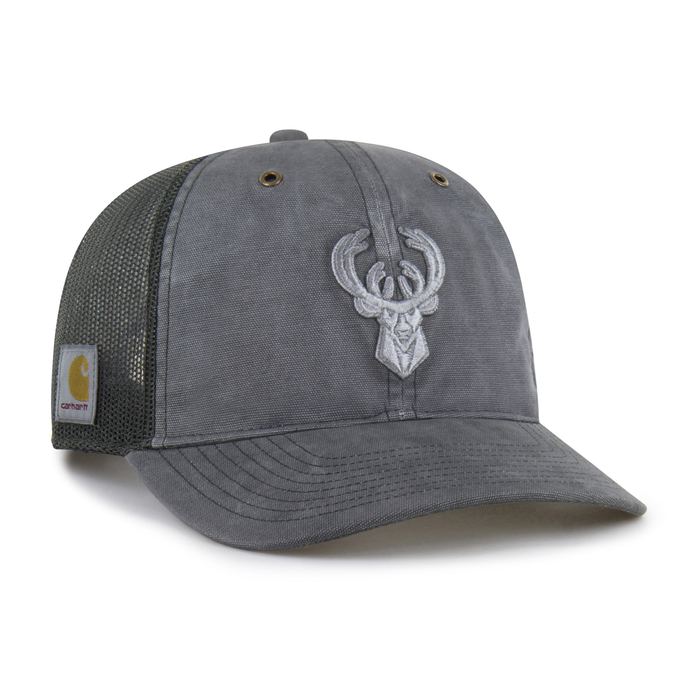 47-brand-trucker-milwaukee-bucks-cap-schwarz-snapback image 1