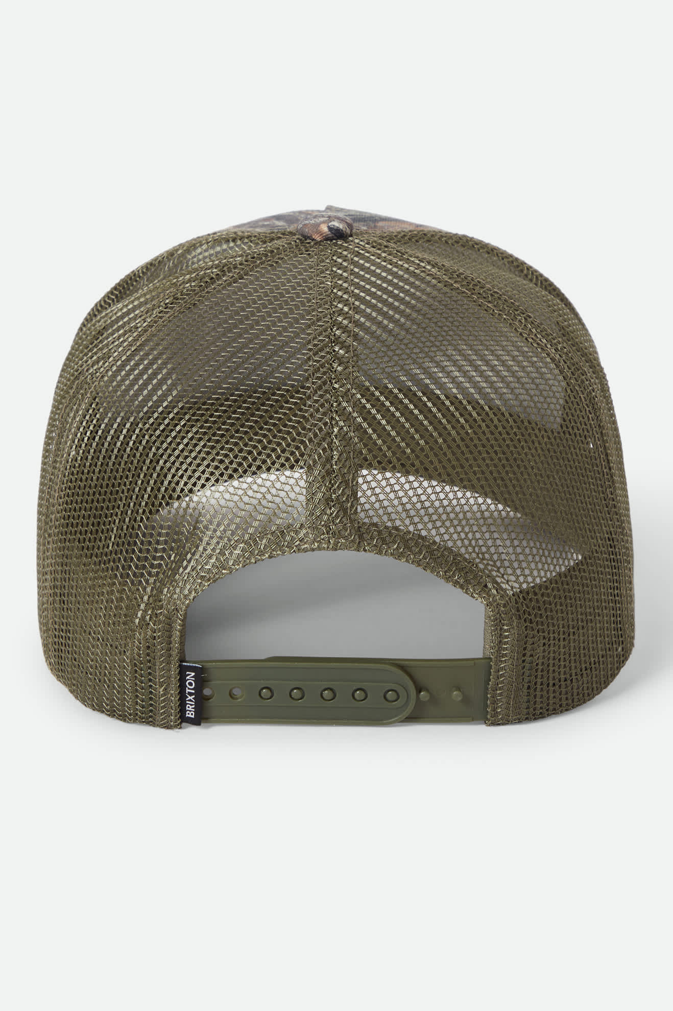 brixton-hubal-netplus-trucker-cap-tree-camo-olive-mesh image 5