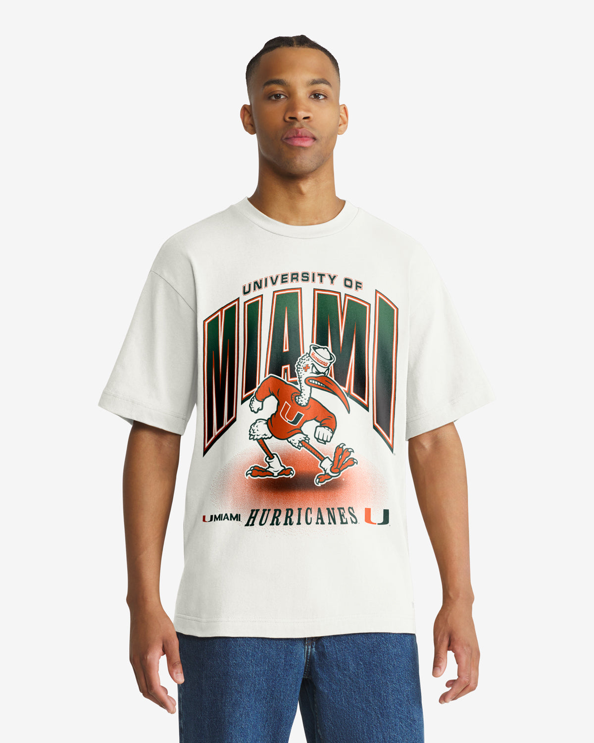 47-foundation-tee-miami-hurricanes-shirt-sandstone-team-flex image 1
