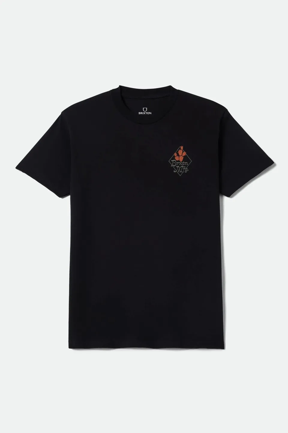 brixton-steady-standard-t-shirt-schwarz-baumwolle-print image 1