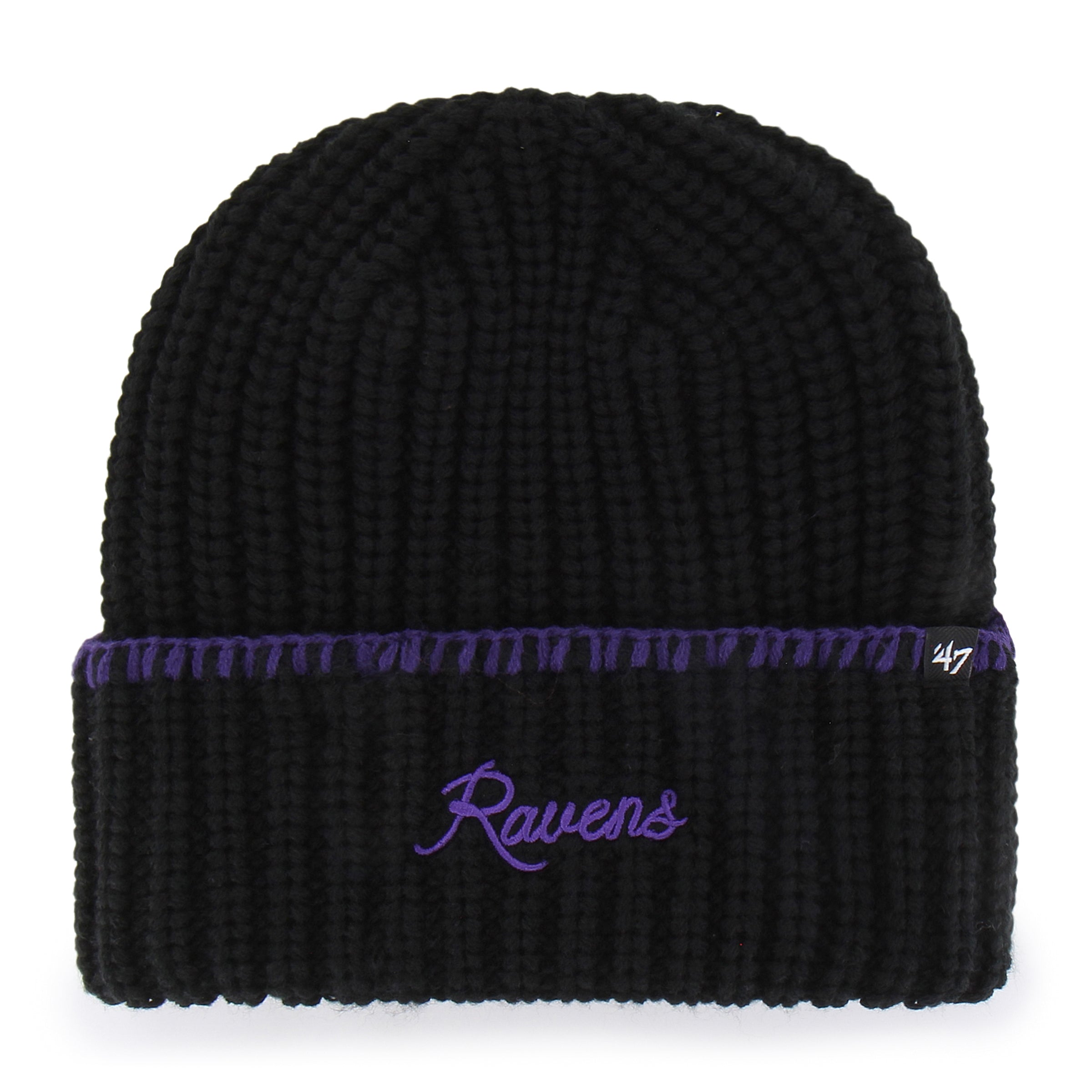 47-brand-knits-baltimore-ravens-beanie-schwarz image 1