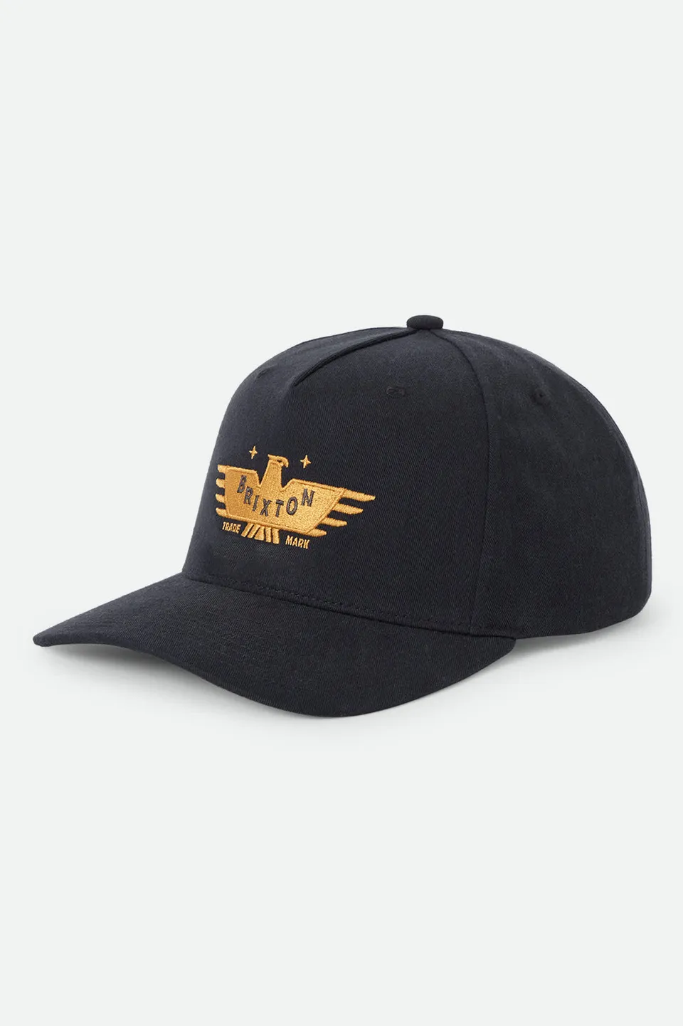 brixton-ewing-snapback-black-baumwolle-bestickt image 1