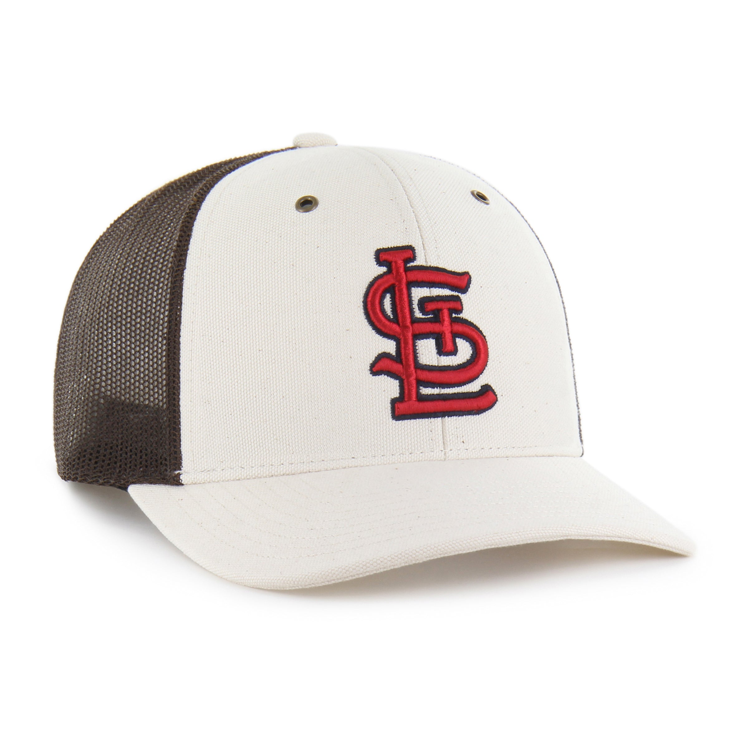 47-trucker-st-louis-cardinals-carhartt-cap-natural-mlb image 4