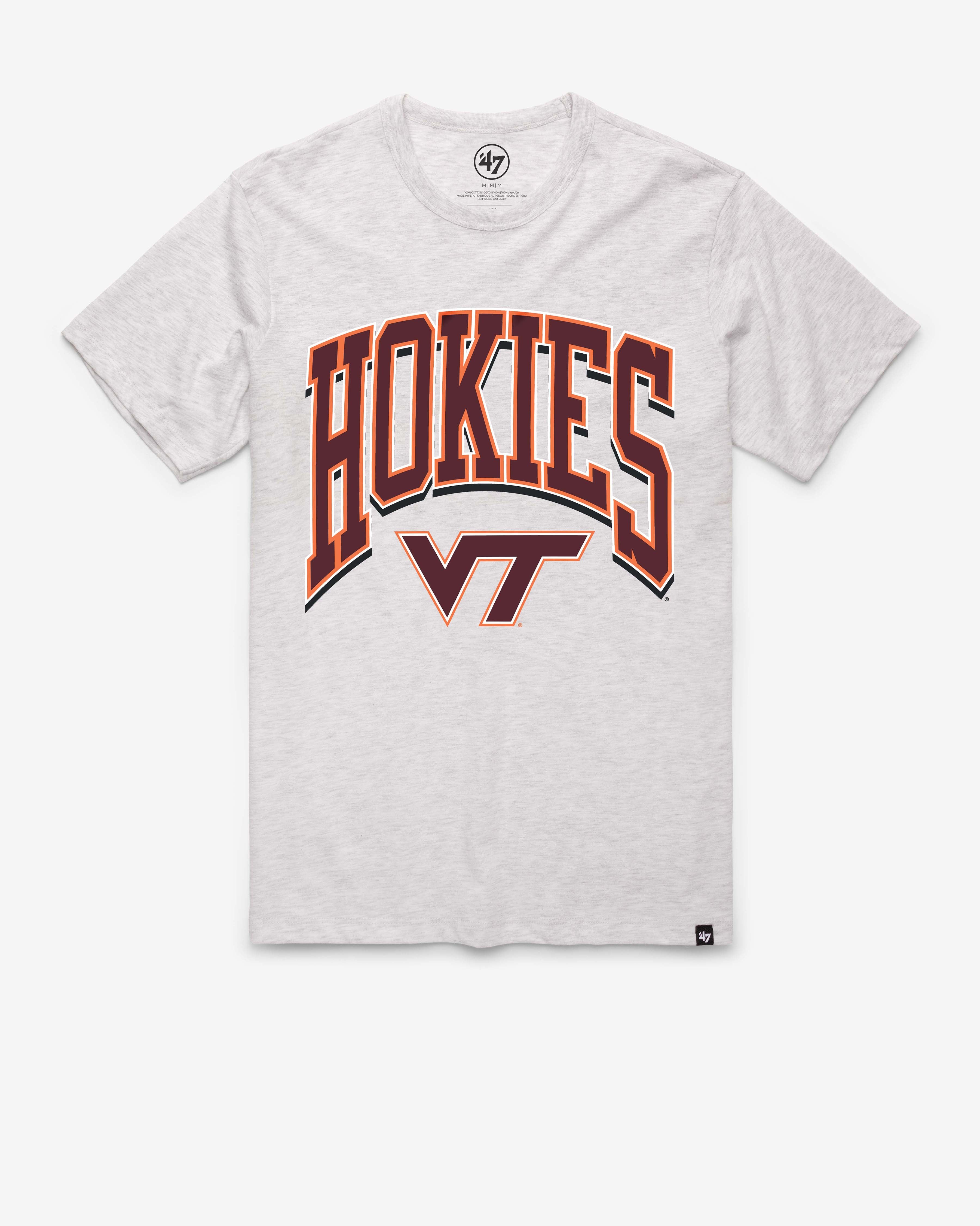 47-franklin-tee-virginia-tech-hokies-t-shirt-relay-grey image 1
