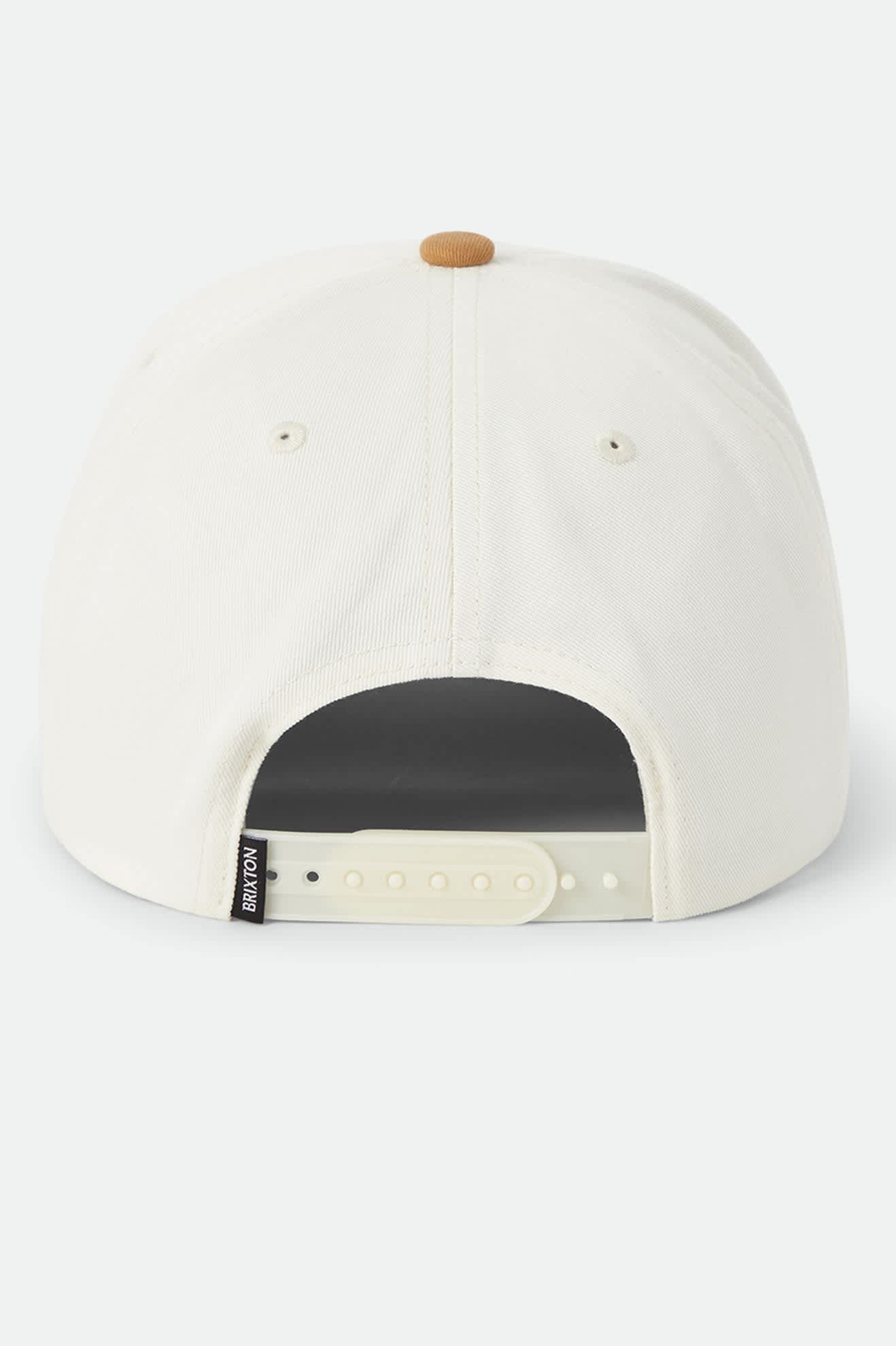 brixton-stratton-snapback-off-white-caramel-baumwolle image 2