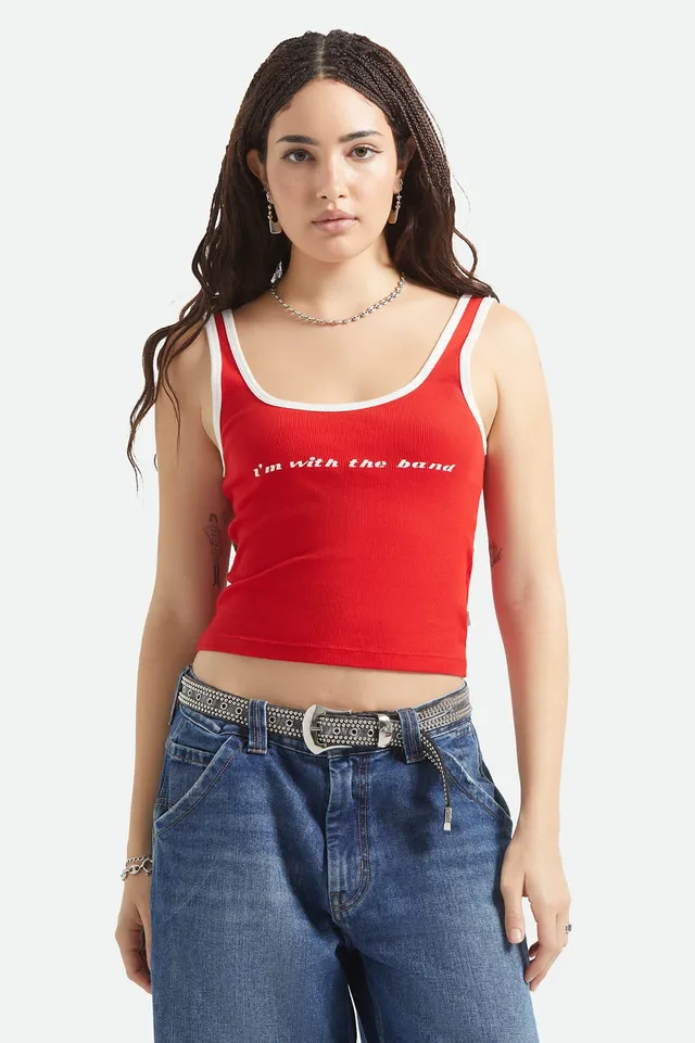 brixton-i-m-with-the-band-ringer-a-tank-tank-top-adrenaline-rush-rot image 1