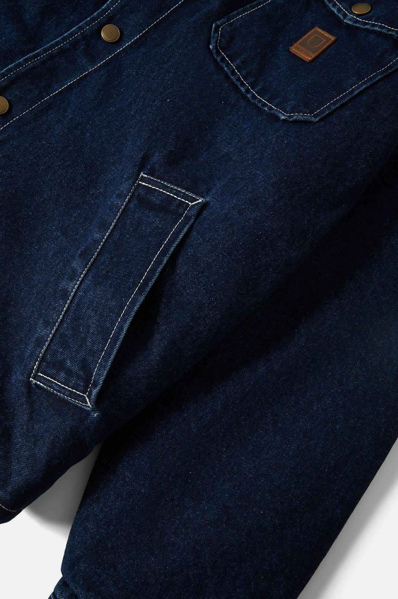 brixton-durham-sherpa-jacke-medium-wash-denim image 4