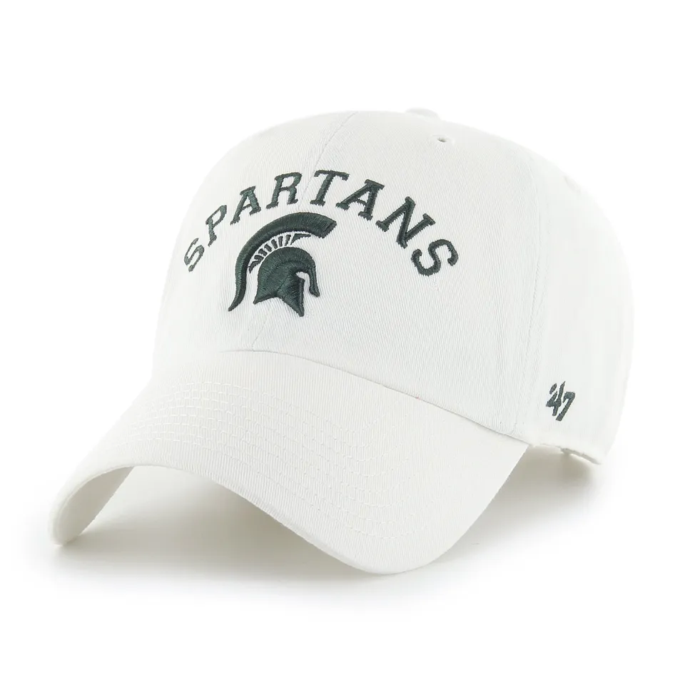 47-brand-clean-up-michigan-state-spartans-cap-white-osf image 1