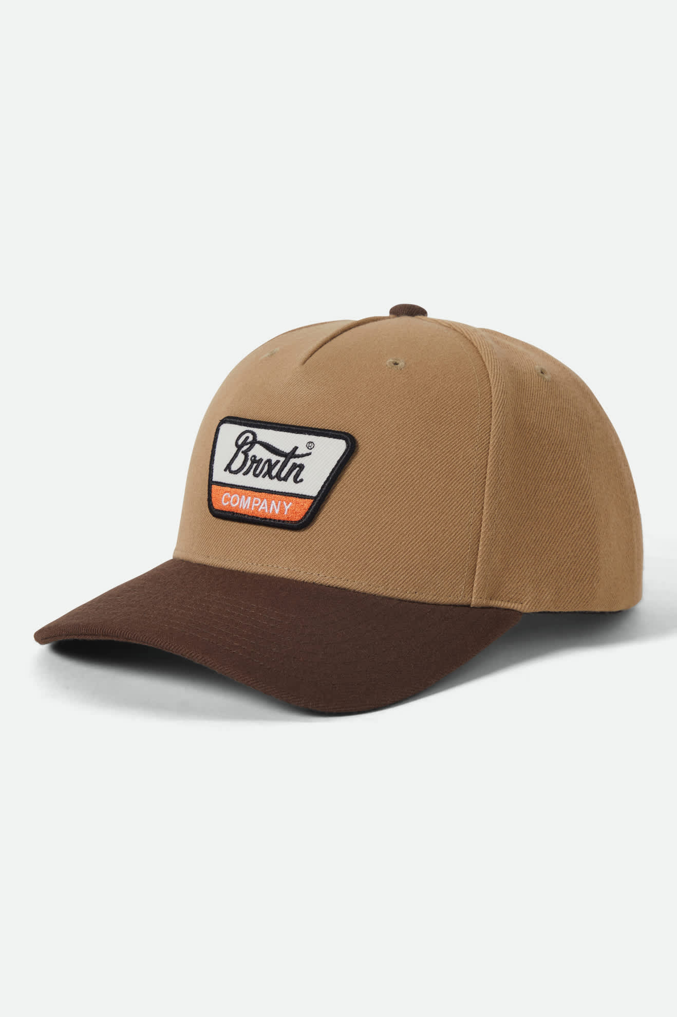 brixton-linwood-netplus-snapback-cap-sand-pinecone-brown image 1