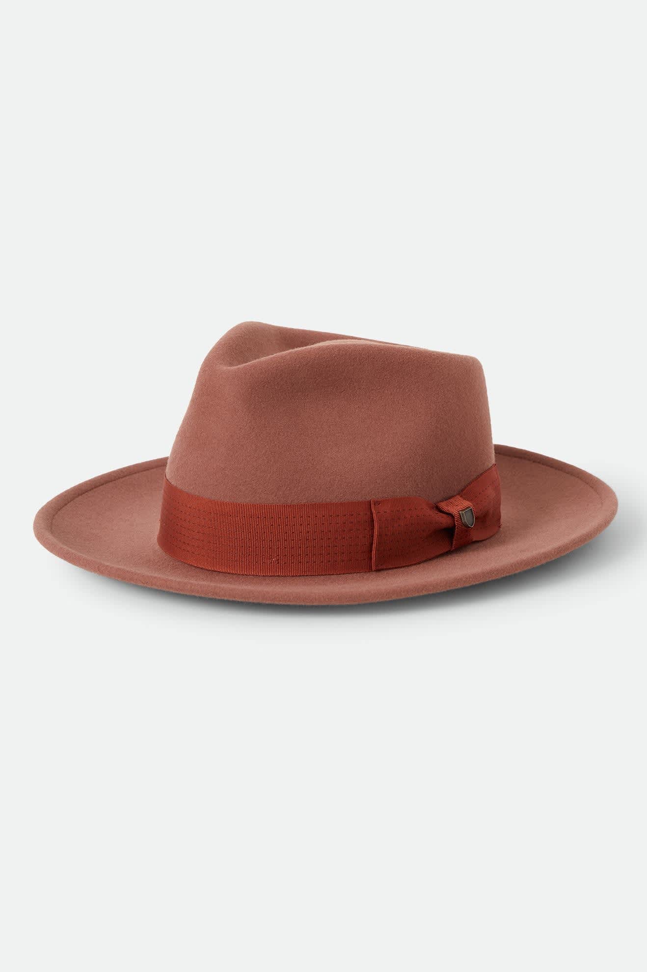 brixton-eames-fedora-wollfilz-hut-teak-caramel image 1