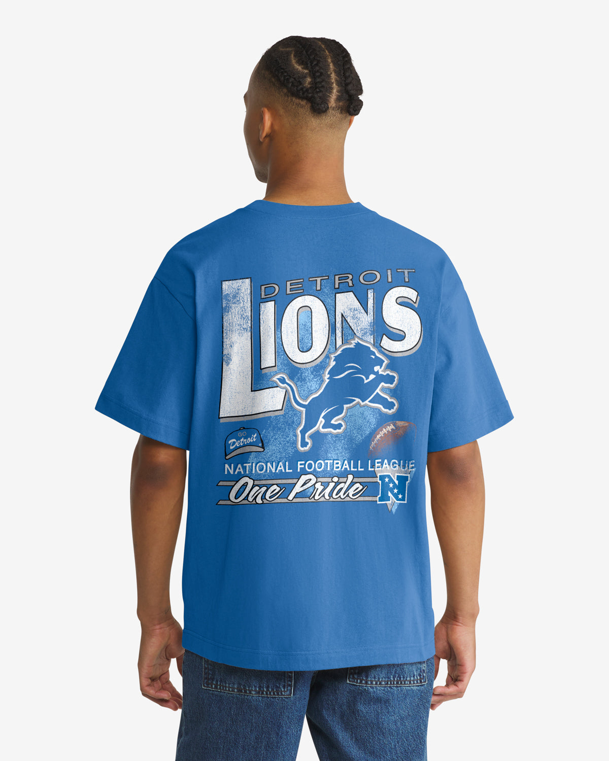 47-brand-detroit-lions-under-bar-t-shirt-herren-blau-backprint image 1