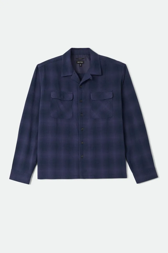 brixton-century-overshirt-hemdjacke-blue-navy-shadow-baumwolle image 1