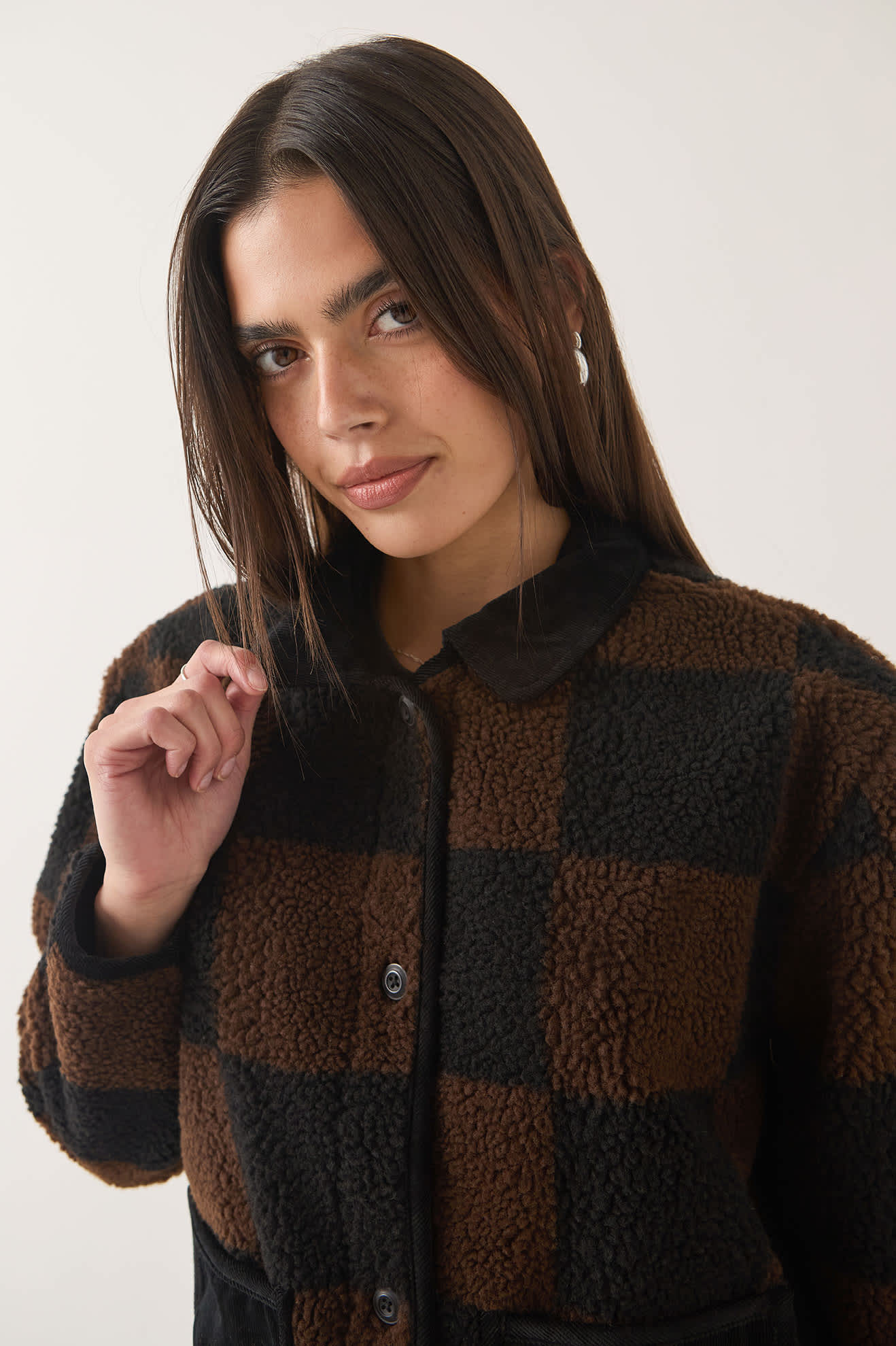 brixton-delilah-quilted-jacke-schwarz-braun-wattiert image 6
