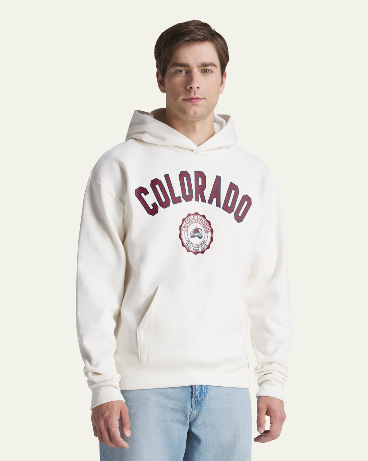 47-brand-headline-crew-avalanche-hoodie-herren-sandstone image 1