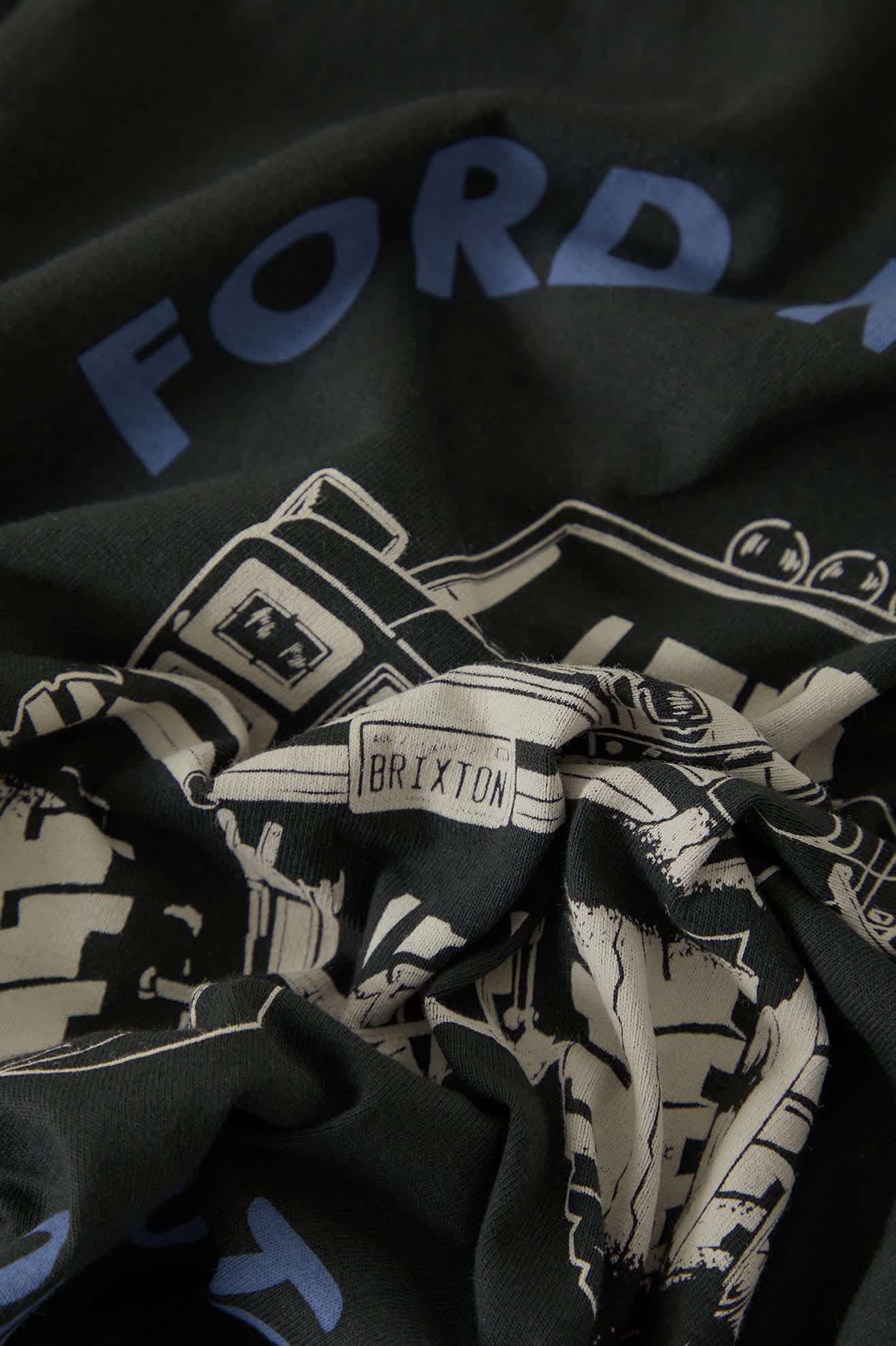 brixton-ford-built-tough-4x4-t-shirt-burnt-rubber-baumwolle image 7