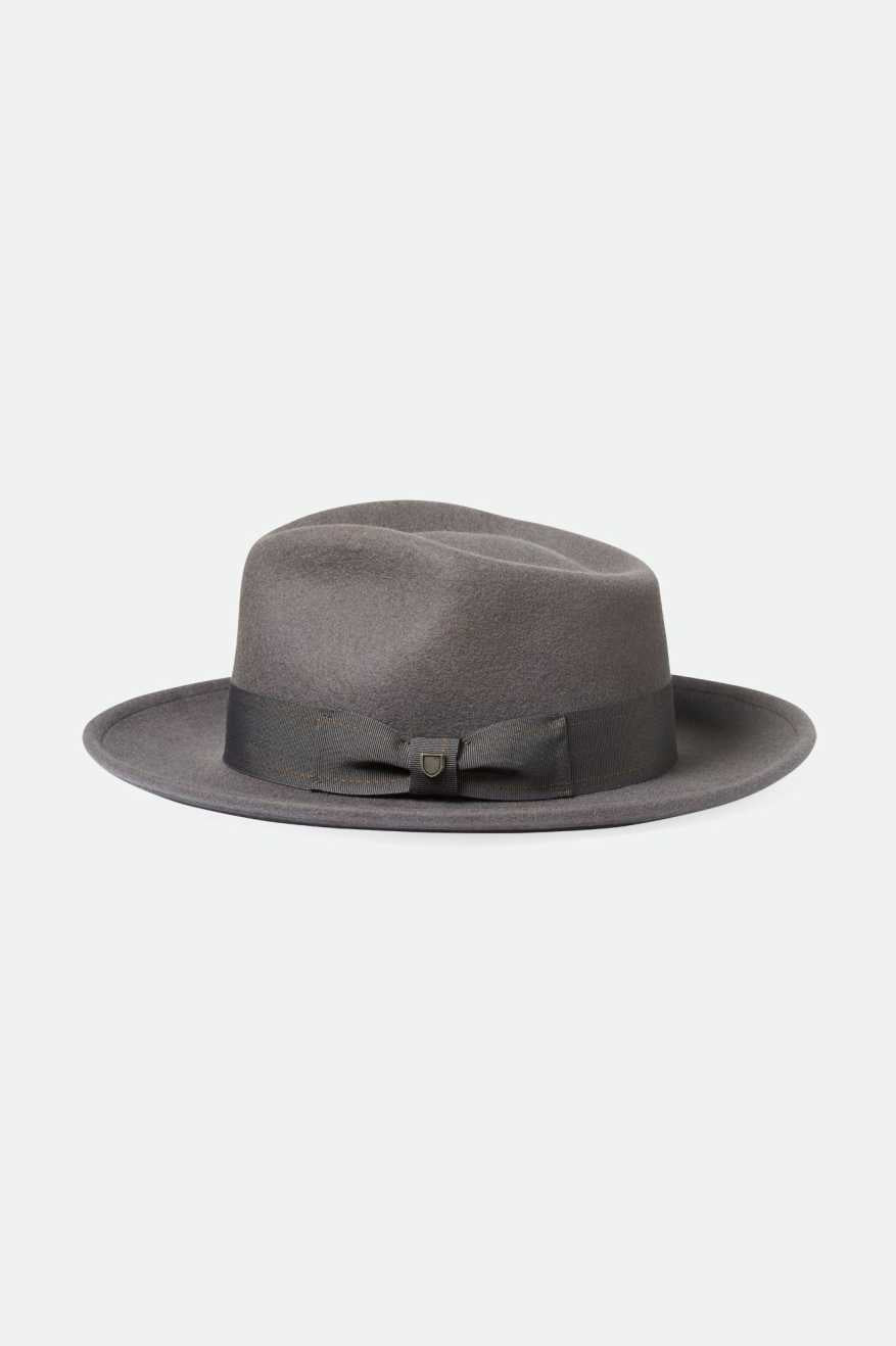 brixton-swindle-convertabrim-fedora-grey-grey-wollhut image 3
