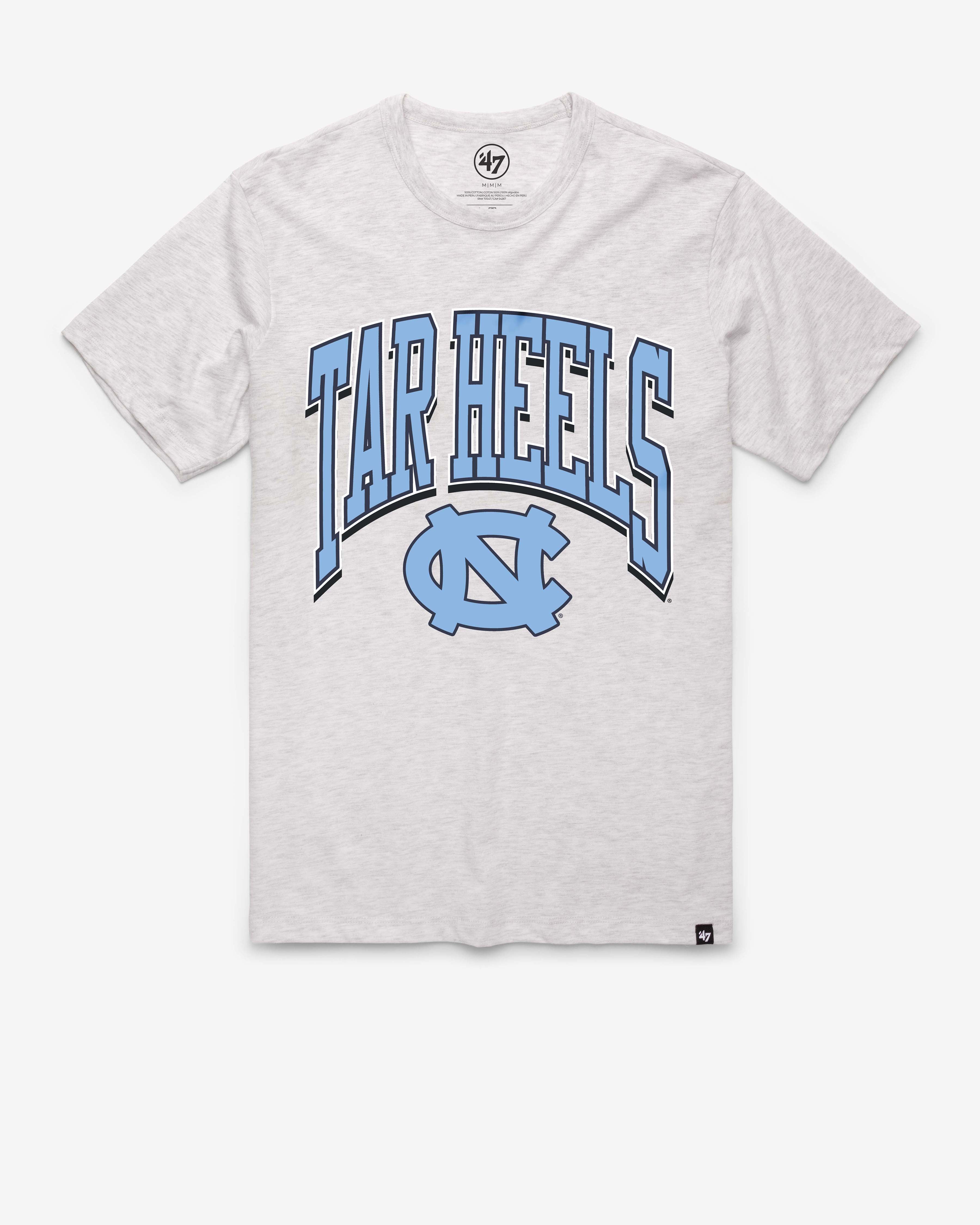 47-franklin-tee-north-carolina-tar-heels-t-shirt-relay-grey image 1