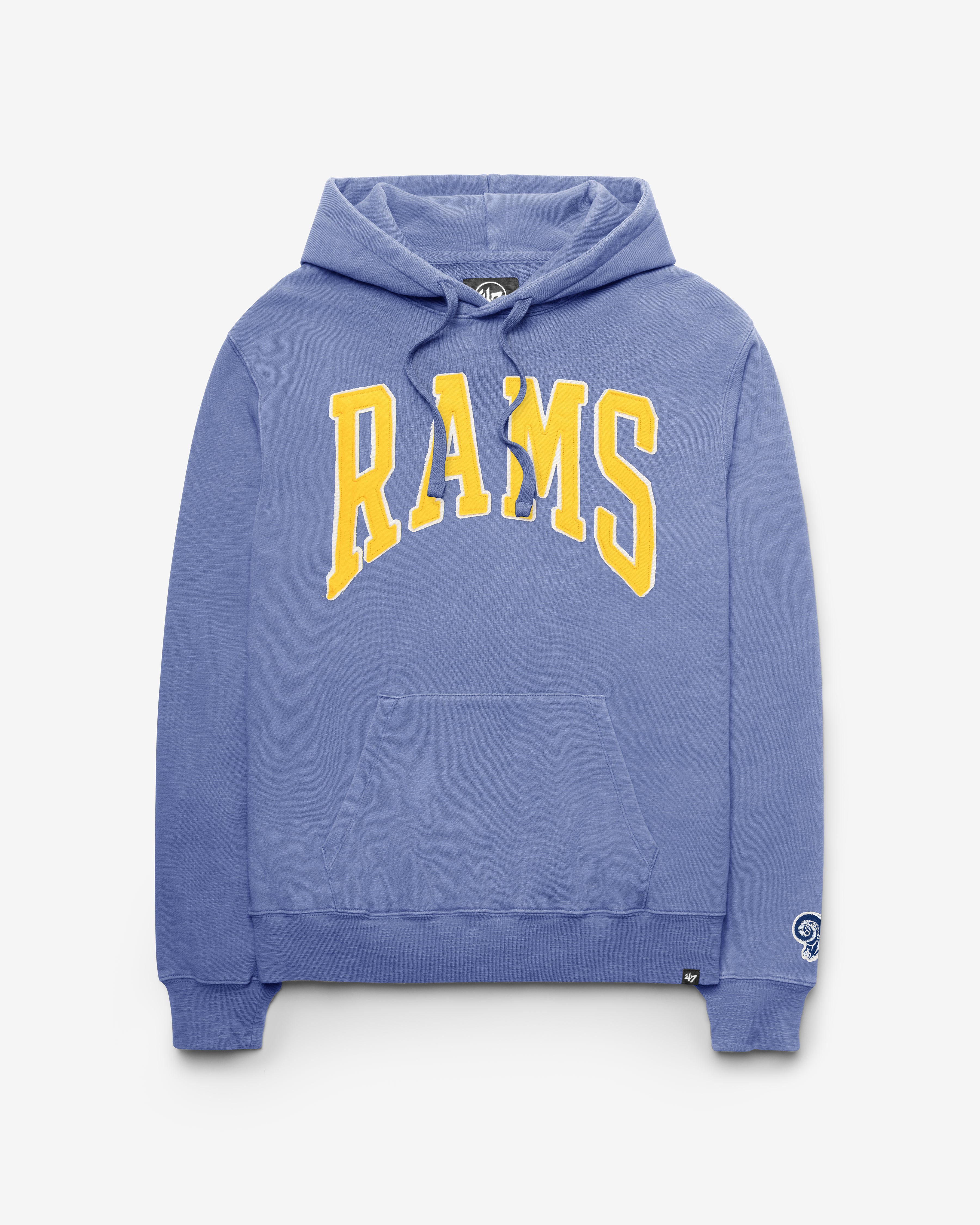 47-french-terry-los-angeles-rams-hoodie-thrift-blue-well-worn image 1