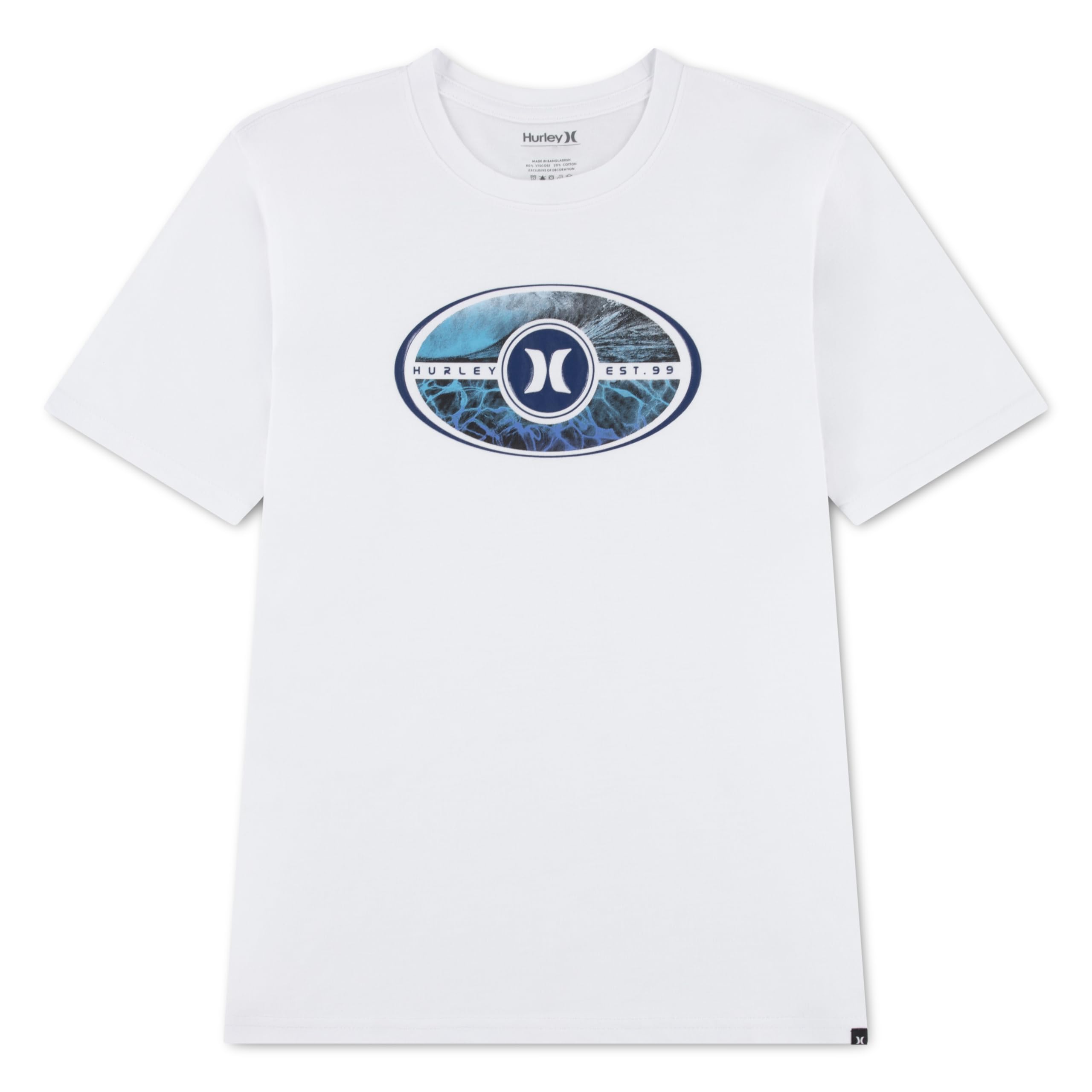 hurley-89133-grafik-t-shirt-jungen-gr-8-10-jahre-kurzarm image 1