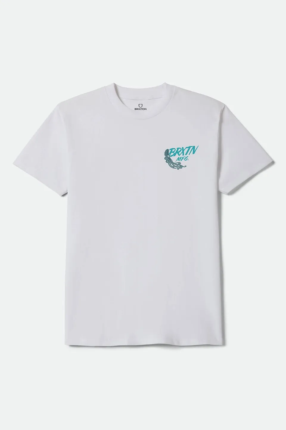 brixton-lagoon-standard-t-shirt-wei-brustprint image 1