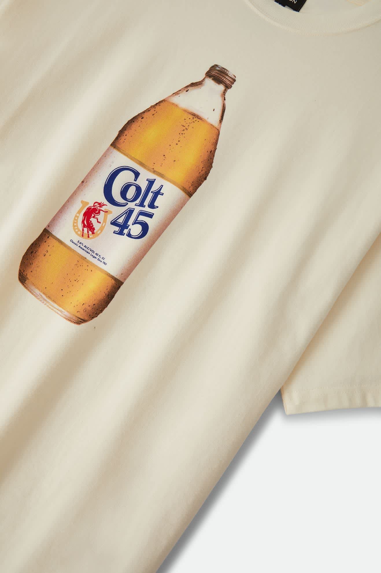 brixton-colt-45-forty-oz-oversized-t-shirt-natural-baumwolle image 5