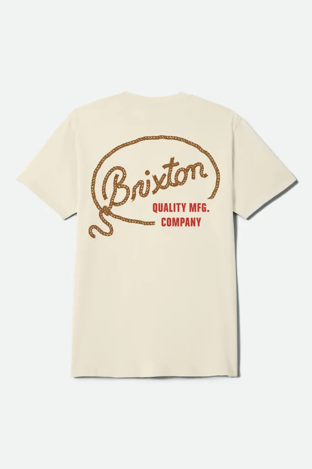 brixton-gallatin-t-shirt-creme-western-print image 1