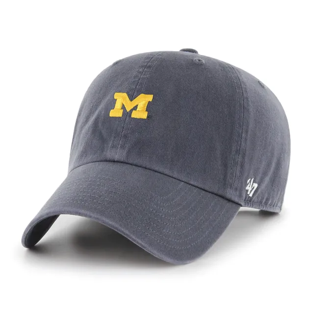 47-clean-up-michigan-wolverines-base-runner-cap-navy image 1