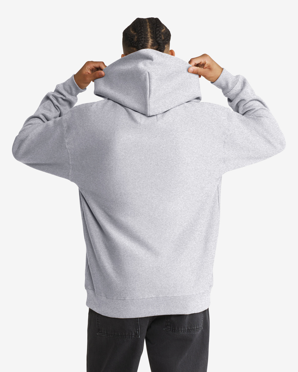 47-brand-cowboys-campus-stack-foundation-hoodie-quartz-grey image 2
