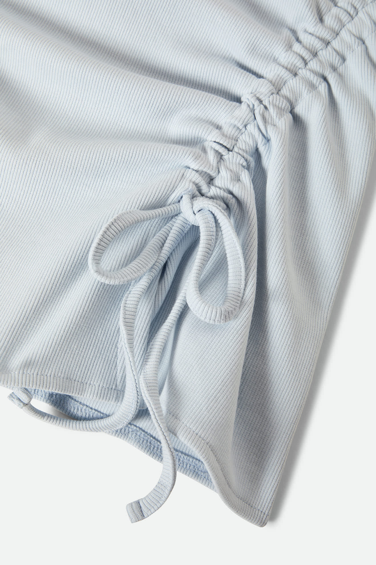 brixton-ribbed-cinch-mini-kleid-blue-aura-baumwolle image 7