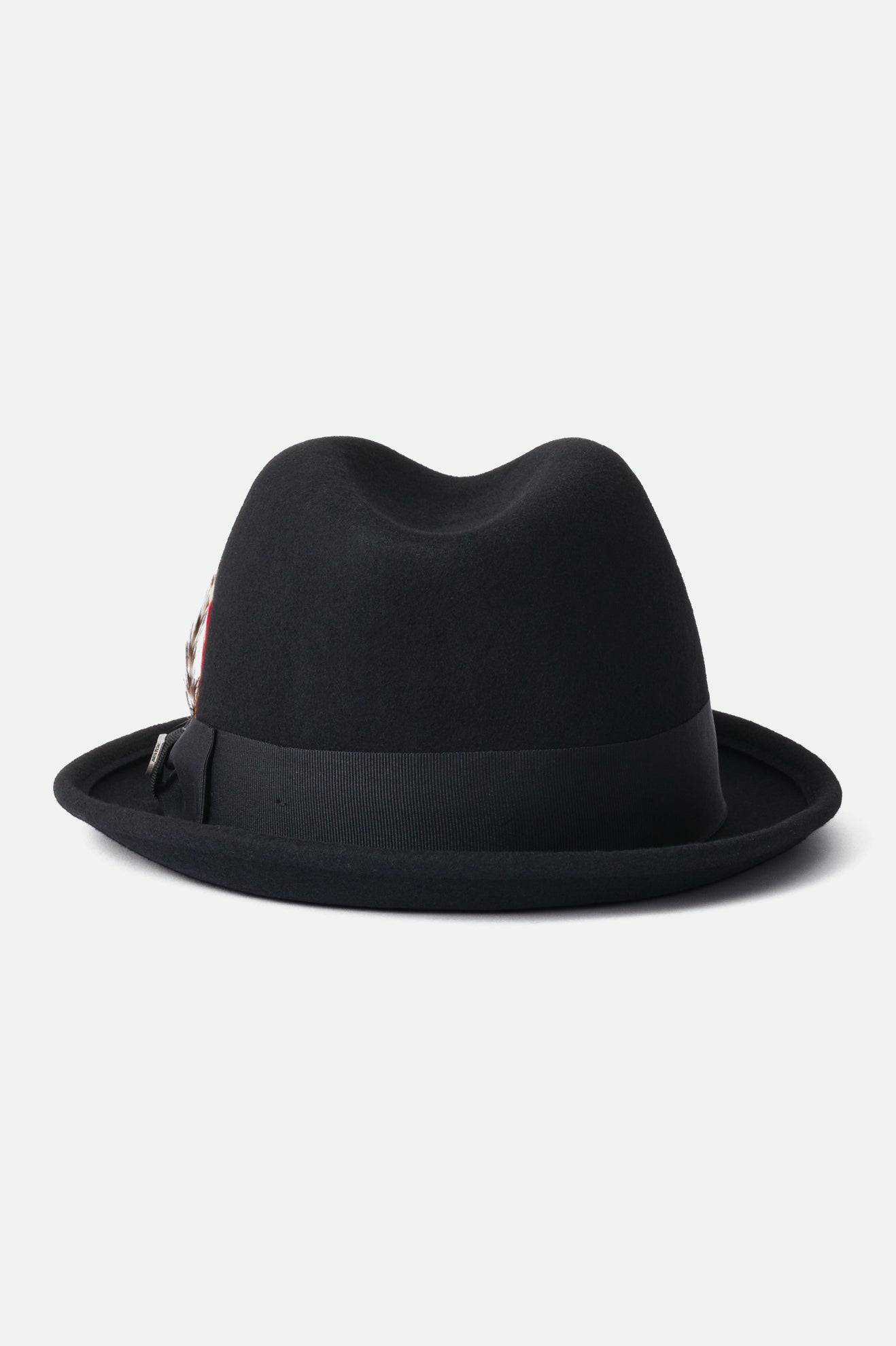 brixton-gain-fedora-hut-schwarz-wollfilz image 2
