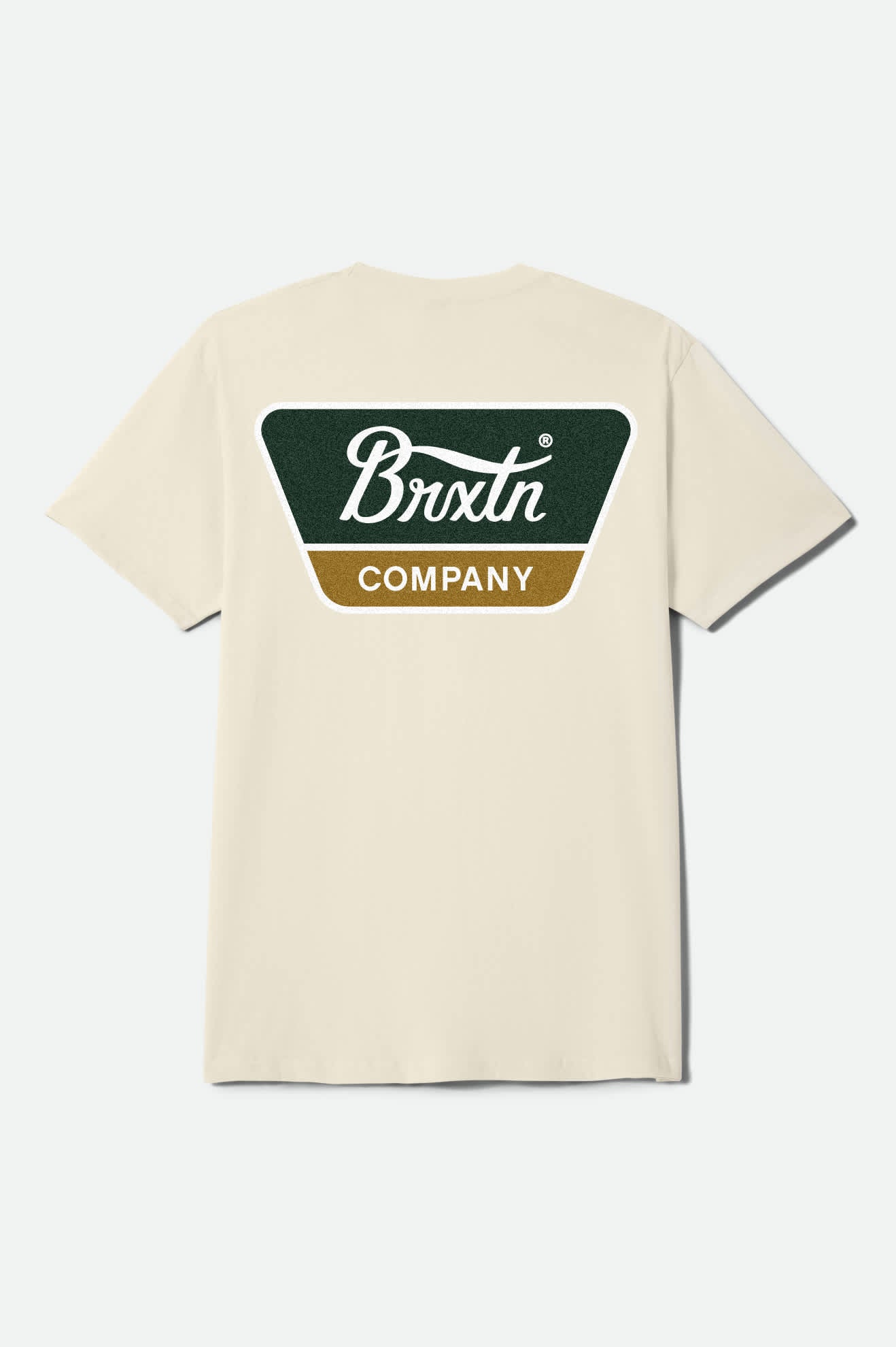 brixton-linwood-t-shirt-cream-herren-standard-fit image 2
