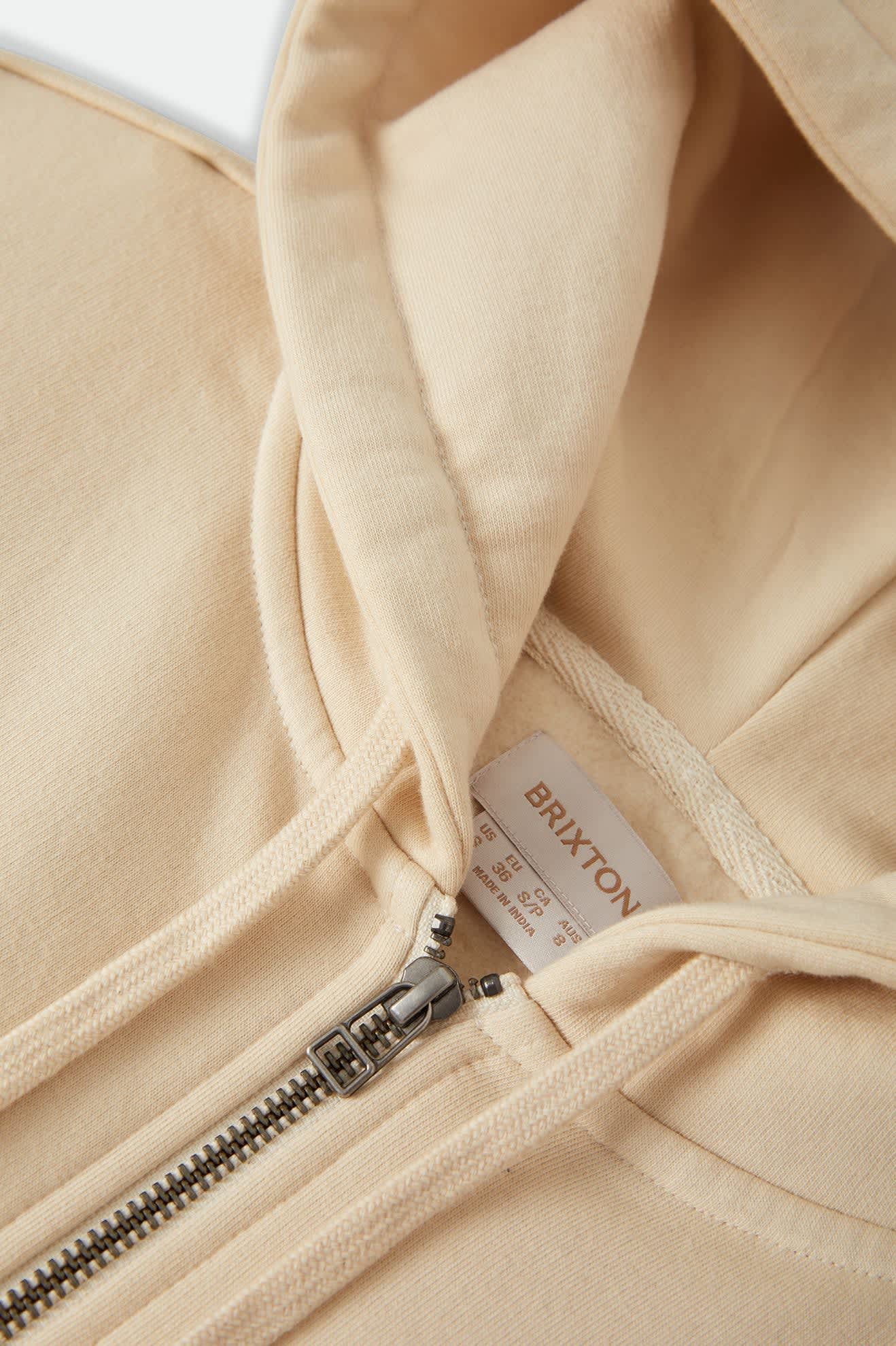 brixton-kissing-hearts-zip-hood-whitecap-baumwollfleece image 5