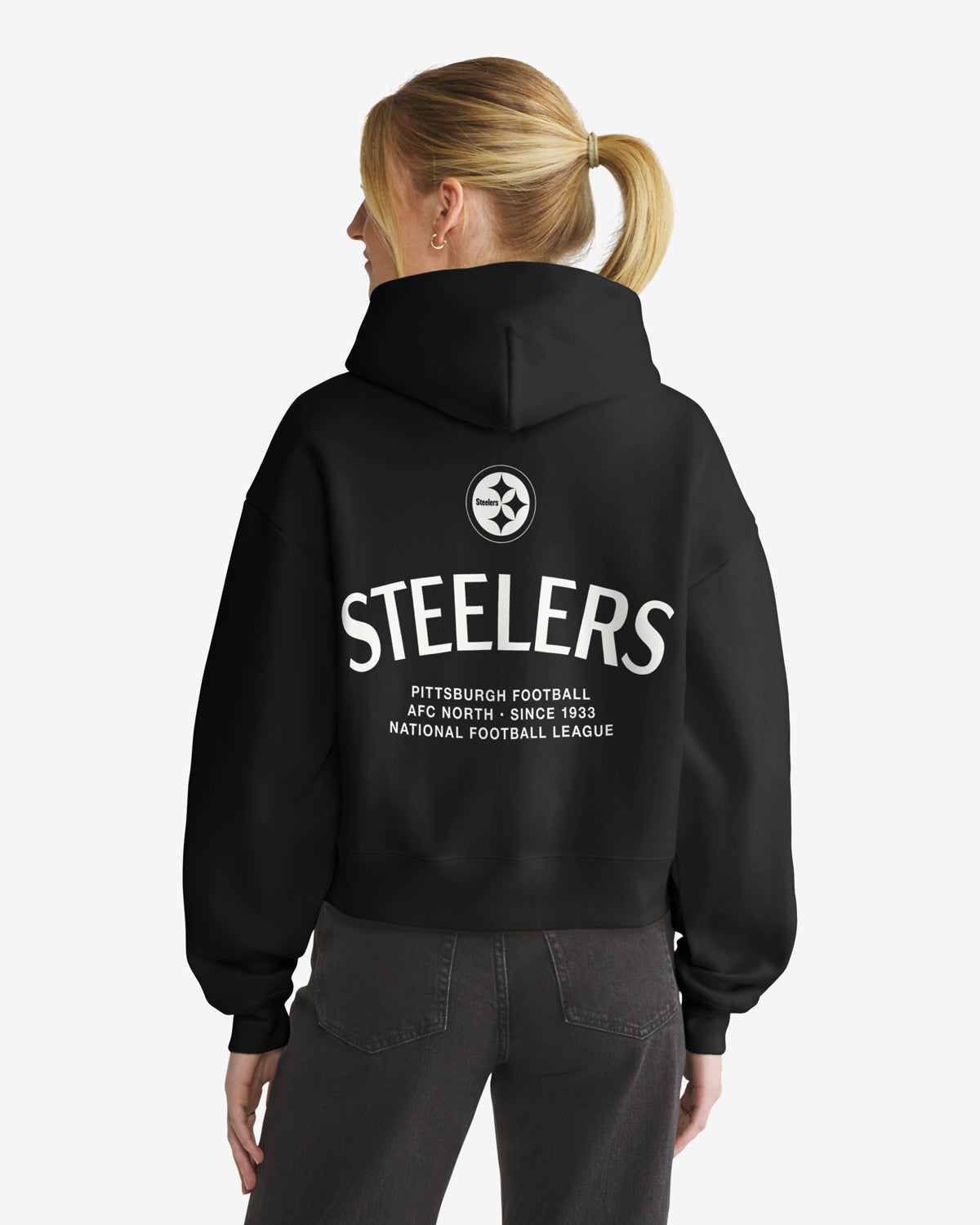 47-hadrian-foundation-hoodie-damen-schwarz-pittsburgh-steelers image 2
