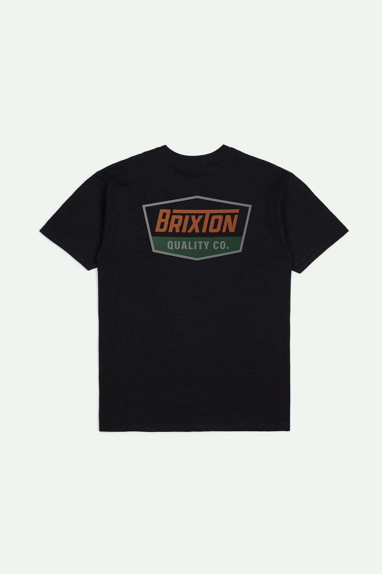 brixton-regal-s-s-standard-t-shirt-black-rust-print image 1