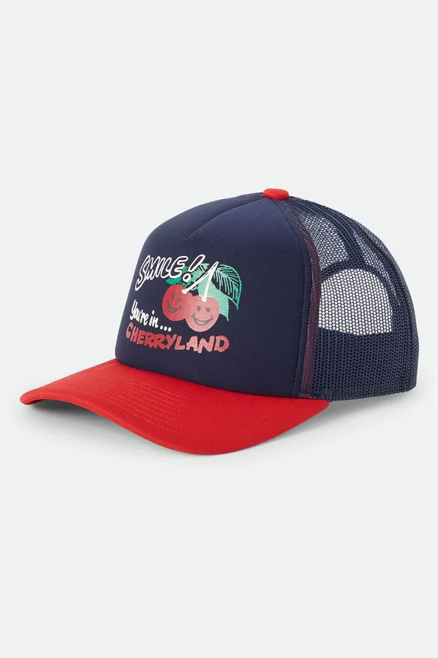 brixton-cherryland-trucker-cap-navy-crimson-mesh image 1