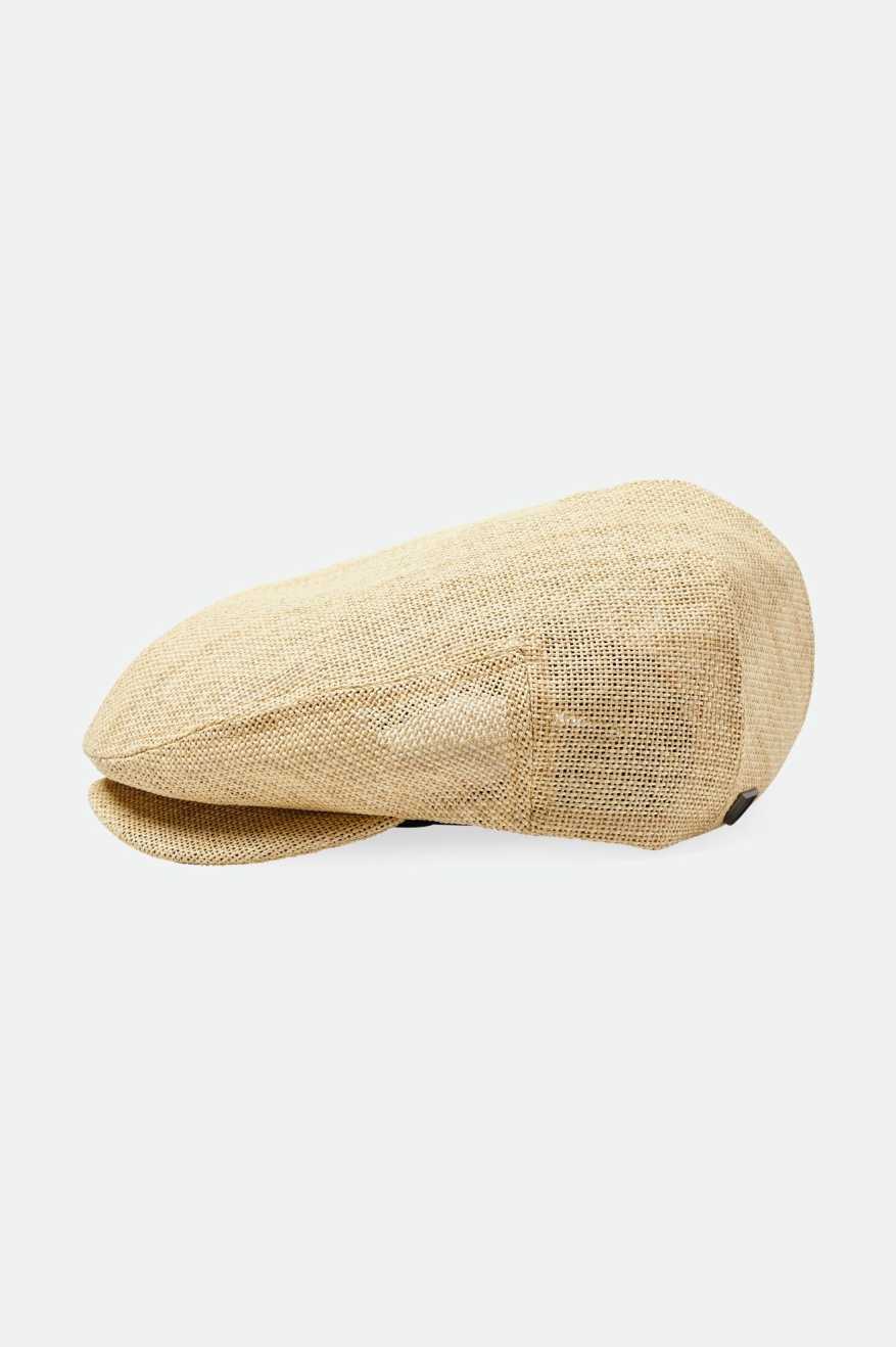 brixton-hooligan-flat-cap-natural-straw-stroh image 3