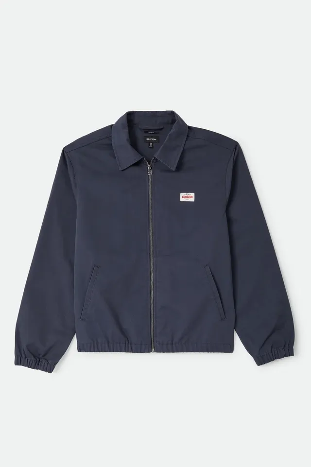 brixton-trademark-garage-jacke-washed-navy-herren-leicht image 1