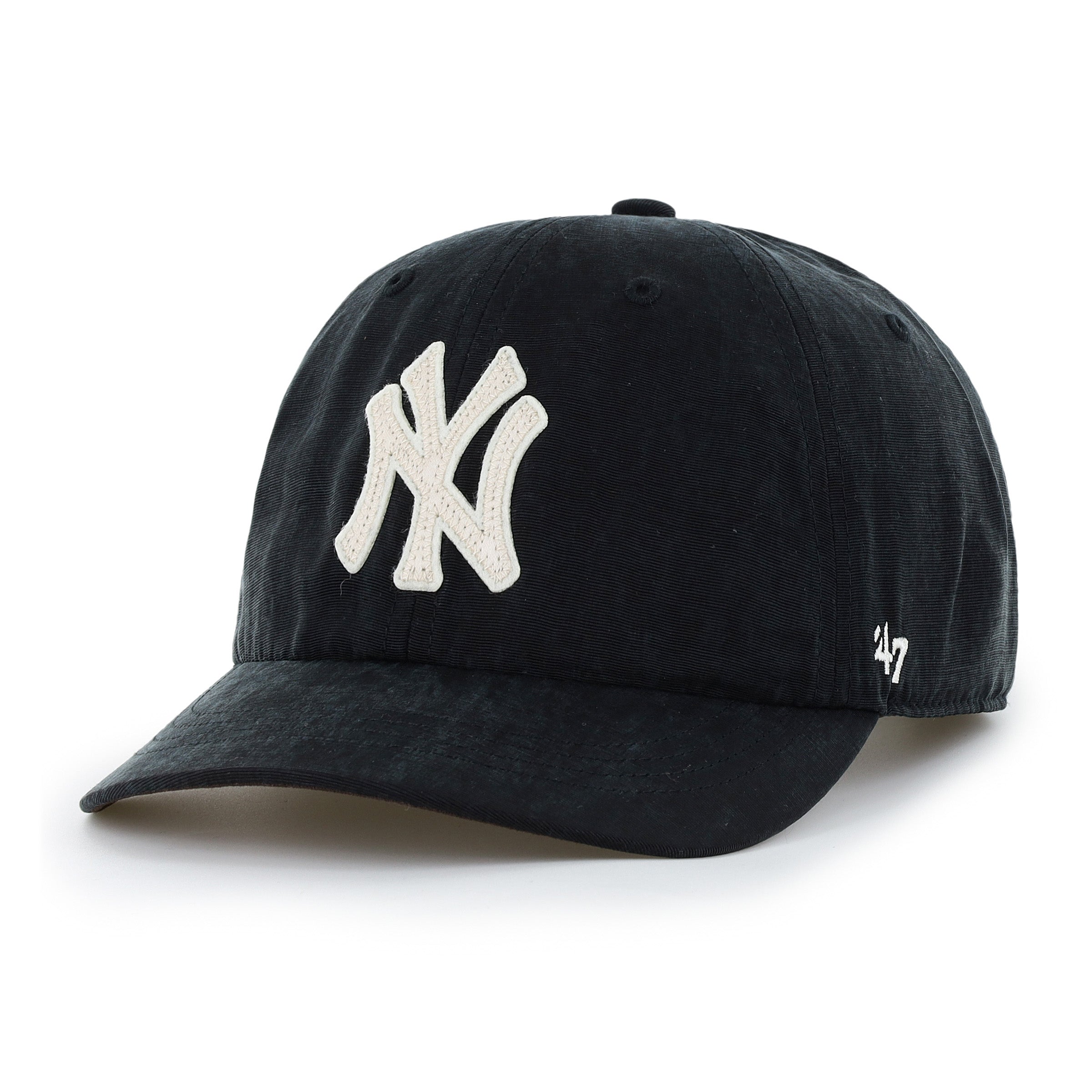 47-clean-up-yankees-short-visor-cap-schwarz image 1