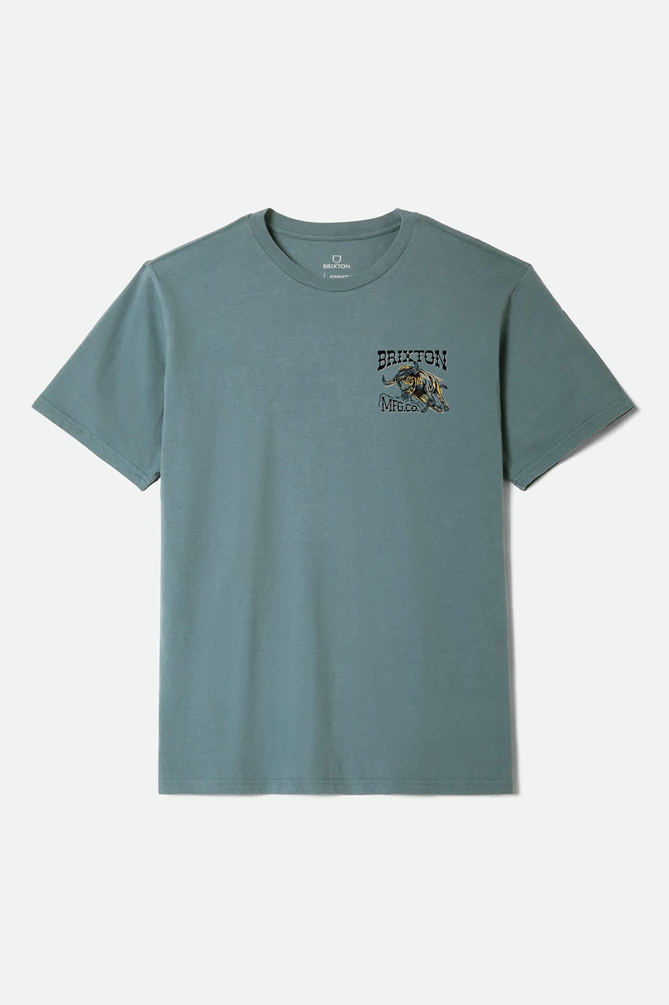 brixton-barquero-t-shirt-ocean-breeze-herren-blau image 1